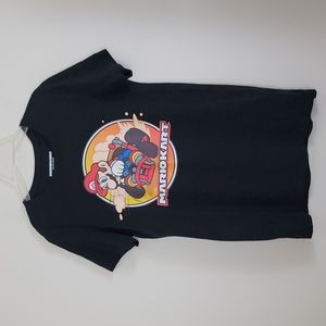 Mario Kart Black Graphic T-Shirt S